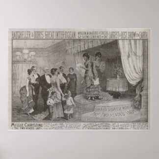 Pôster Millie Christine / A Dama dos Dois Chefes