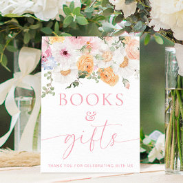 Poster Millie Floral Books and Gifts Sign