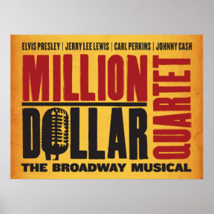 Pôster Million Dollar Quartet Logo