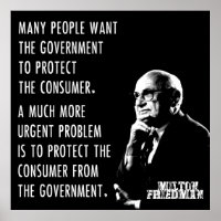 Milton Friedman Free Market Capitalismo Libertaria