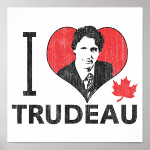 Pôster Mim coração Trudeau