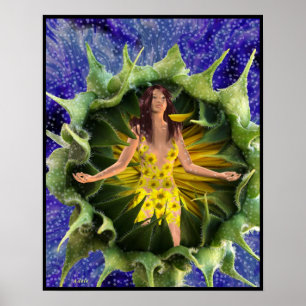 Poster Mim meditação de Ching, dificuldade no início