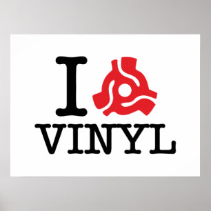 Poster Mim vinil de 45 adaptadores