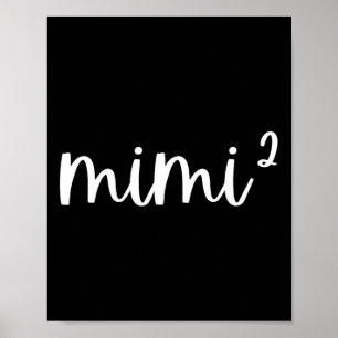 Poster Mimi2 Mimi Quadrados Tempos Dois Gêmeos segundo No