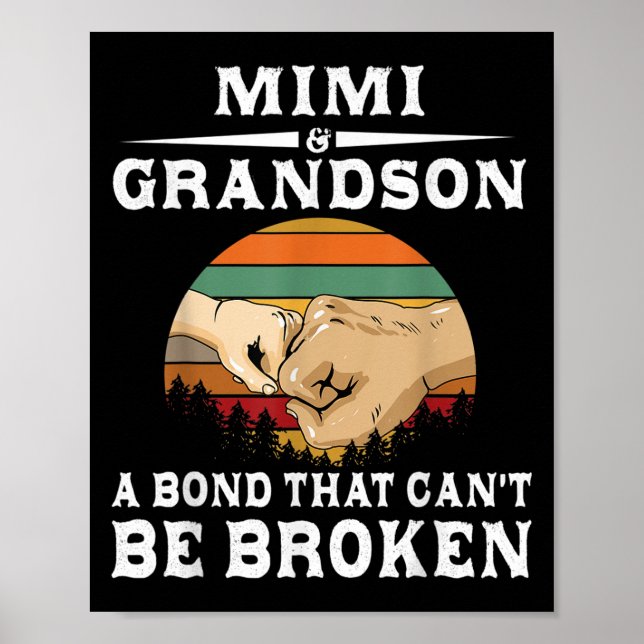 Poster Mimi And Grandson A Bond That Can't Be Broken  (Frente)