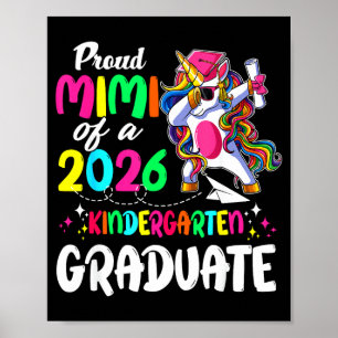 Poster Mimi orgulhosa de uma graduada da turma de 2026 do