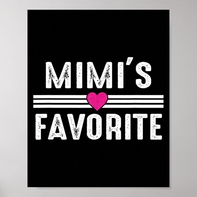 Poster Mimi's Favorite  (Frente)