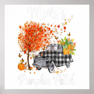 Poster Mimis Pumpkin Patch Truck Art, Mimi Happy