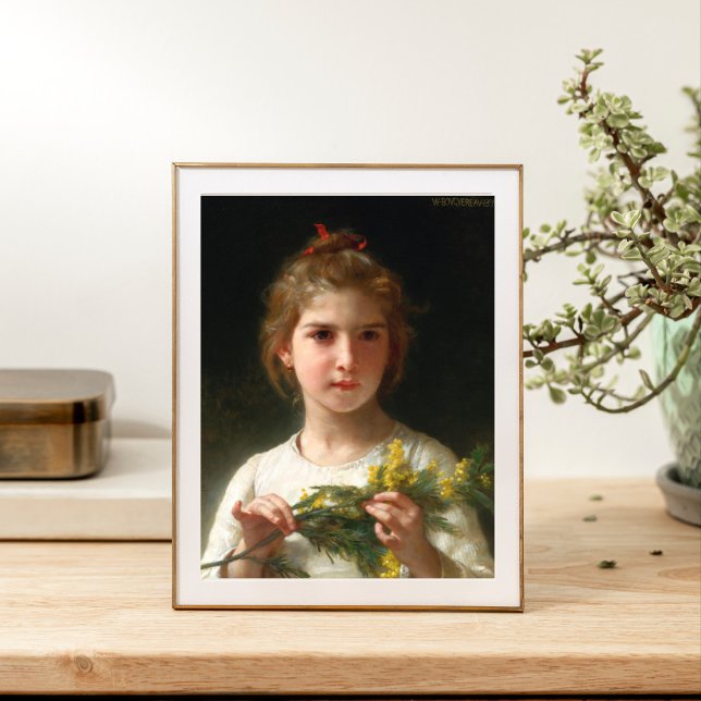 Poster Mimosa por William Bouguereau (Criador carregado)