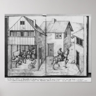 Pôster Mina de prata de Croix-auxiliar-Minas do La,