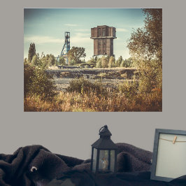 Poster Minas de carvão abandonadas
