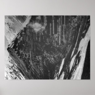 Poster Minas de cobre de Braden na fotografia do pimentã