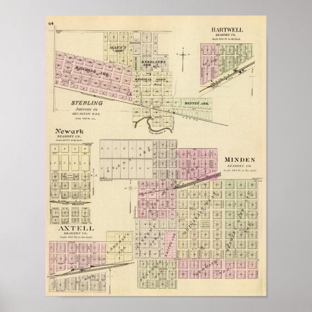 Poster Minden, Nebraska (Frente)