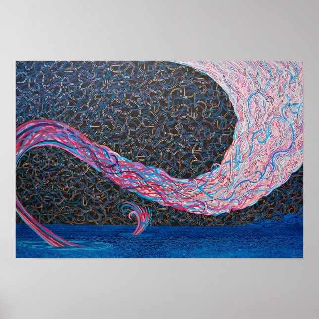 Poster Mindscape of Optimal Flow by Meghan Oona (Frente)