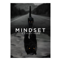 Mindset É Tudo - Água Pantera Negra