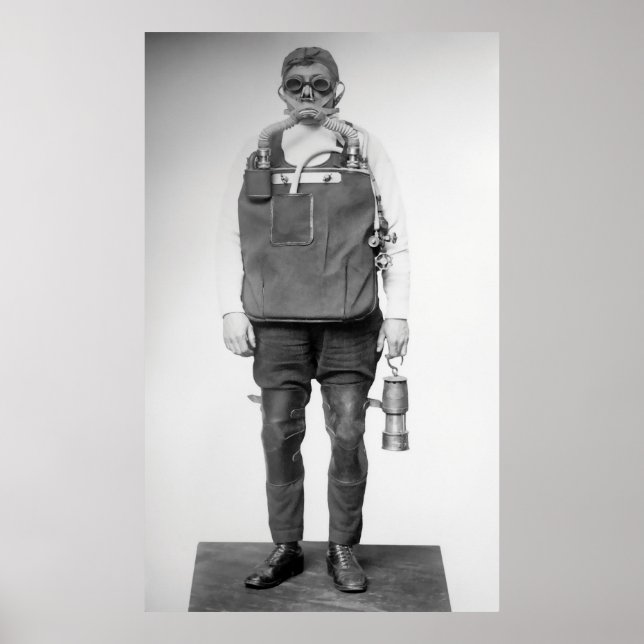 Poster MINE RESCUER c. 1912 (Frente)