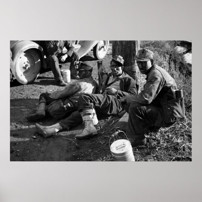 Pôster Mineiros de Carvão, 1935 (Frente)