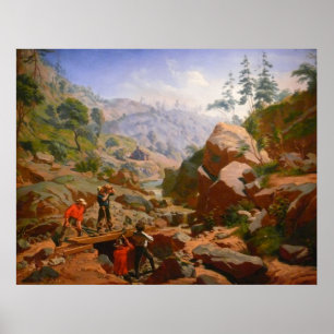 Pôster Mineiros nas serras - 1851/1852