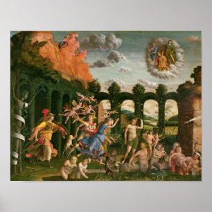 Poster Minerva que persegue os vícios