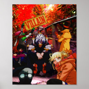 Poster Minha Academia Villain