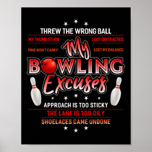Poster Minha Boliche Exprime Boliches Engraçadas