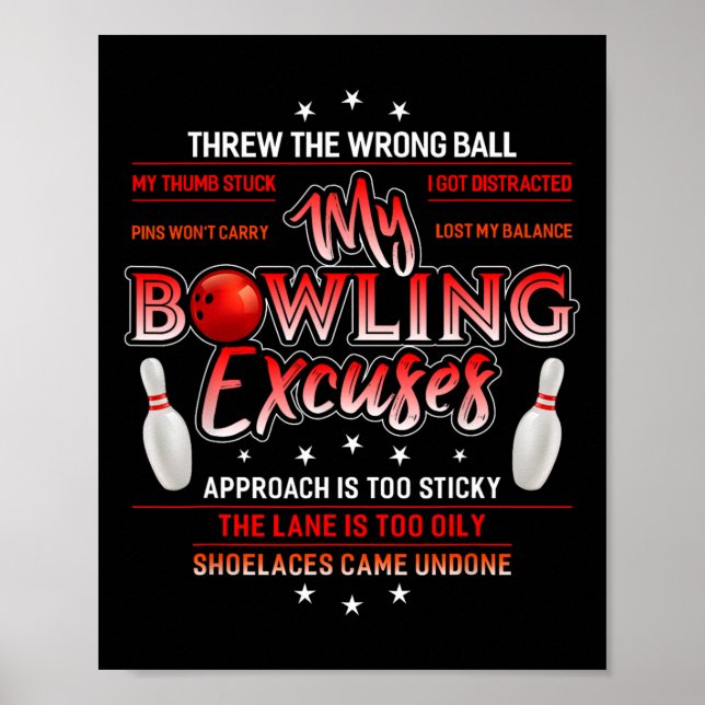 Poster Minha Boliche Exprime Boliches Engraçadas (Frente)