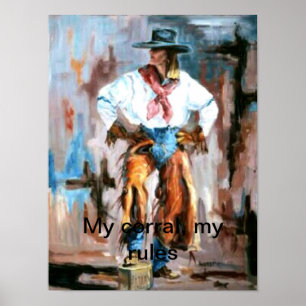 Pôster Minha cerca, meu no. 2 das regras