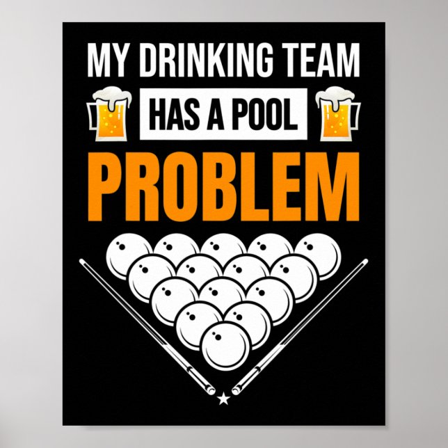 Poster Minha Equipe De Bebendos Tem Um Problema De Piscin (Frente)