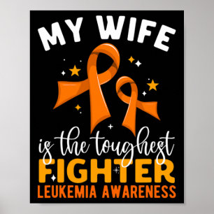 Poster Minha Esposa É A Sensibilização Para A Leucemia Ma