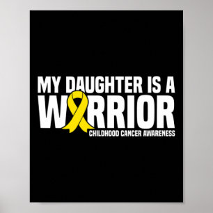 Poster Minha filha é um Cancer de infância de Fita de Gue