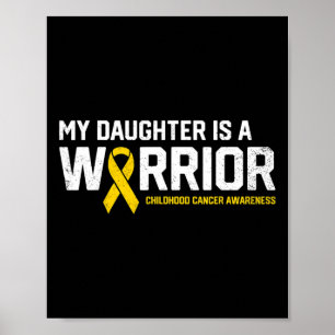 Poster Minha Filha é um Cancer de infância guerreiro Awar