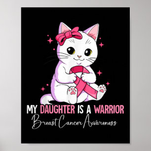 Poster Minha Filha É Uma Consciência Do Cancer Da Mama Do