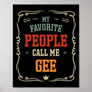 Poster Minha Gente Favorita Me Chama de Gee Dia dos Pais 