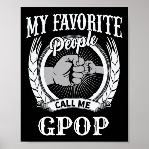 Poster Minha Gente Favorita Me Chama de Gpop Punho Especi