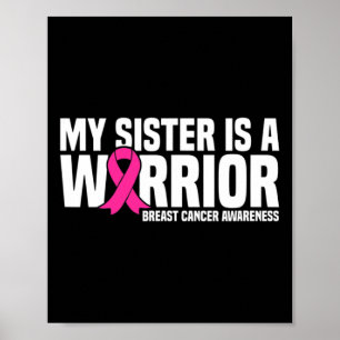 Poster Minha Irmã É Um Cancer A De Fita Rosa De Guerra
