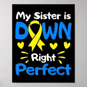 Poster Minha Irmã Está Perfeita Sindroma Em Frente