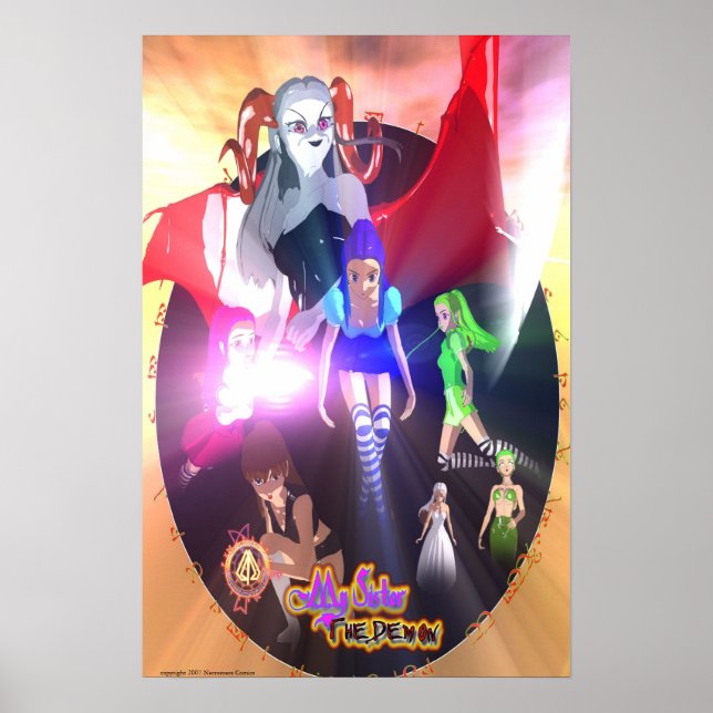 Poster Minha Irmã, o Demônio (Frente)