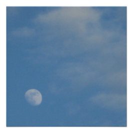 Pôster Minha lua diurna - Poster perfeito e brilhante ter