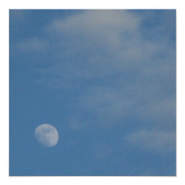 Pôster Minha lua diurna - Poster perfeito e brilhante ter (Frente)