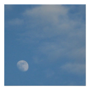 Pôster Minha lua do dia - revestimento lustroso do poster