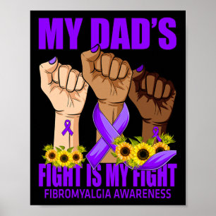 Poster Minha Luta De Pai É Minha Luta Contra A Fibromialg