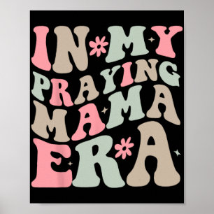 Poster Minha Mãe Orante Era Mãe Religiosa Mãe Cristã