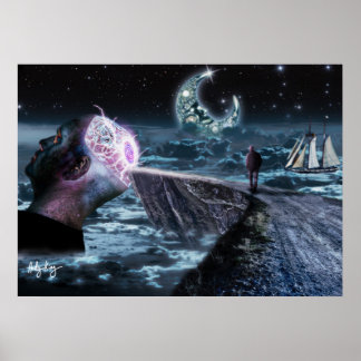 Poster Minha Mente Está Brilhando - (Posters)