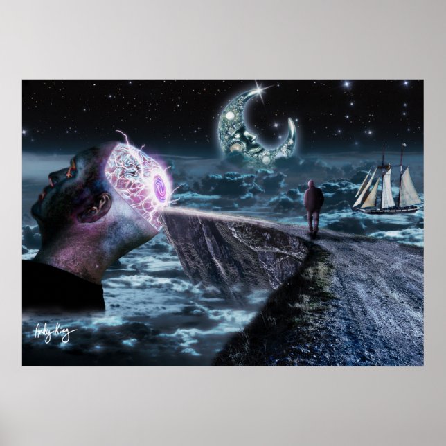 Poster Minha Mente Está Brilhando - (Posters) (Frente)