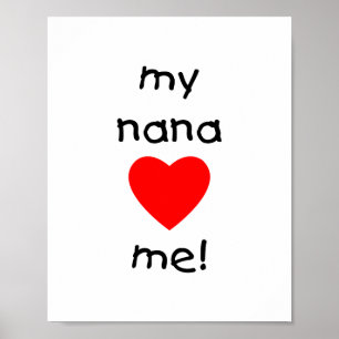 Pôster minha Nana ama-me