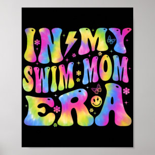 Poster Minha Natação Mãe Era Nadadores Engraçados Nadando
