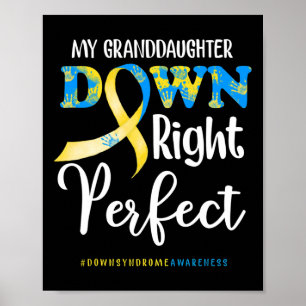 Poster Minha neta Abaixo, Sindroma Perfeito Para Baixo