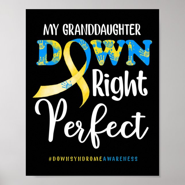 Poster Minha neta Abaixo, Sindroma Perfeito Para Baixo (Frente)