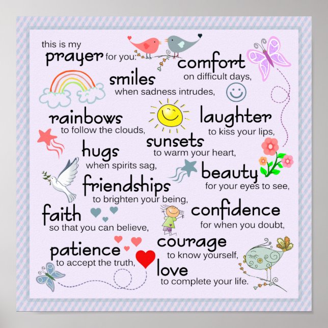 Poster Minha Oração Por Você (Frente)