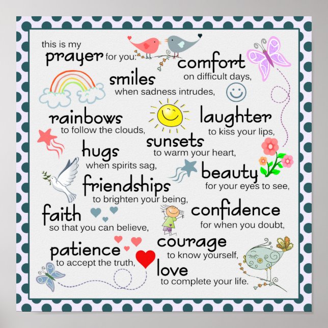 Pôster Minha Oração Por Você (Frente)